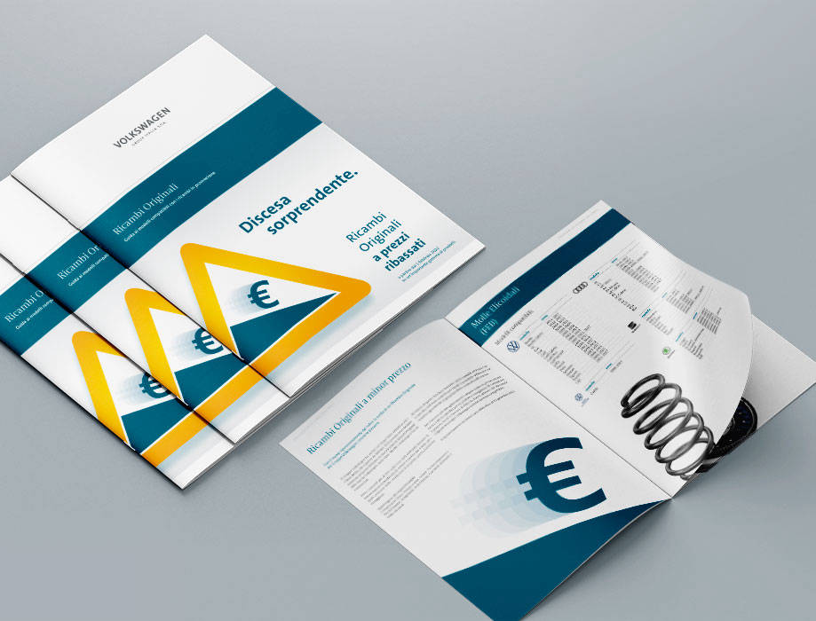 Grafica e impaginazione brochure Volkswagen